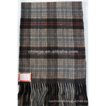 cashmere checked scarf/scarves